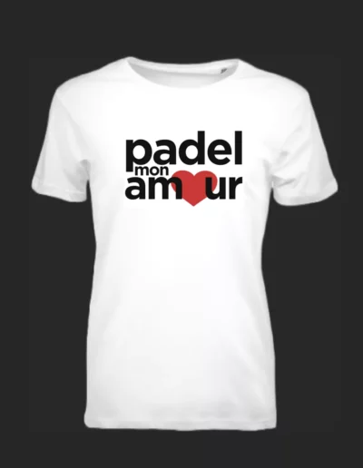 T shirt Blanc Padel Mon Amour.jpg