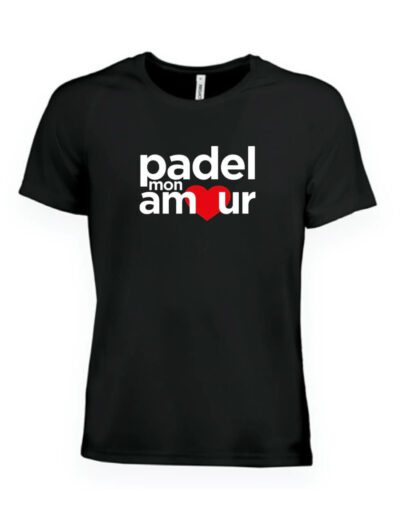 T-shirt Noir - Padel Mon Amour